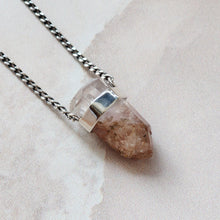 Load image into Gallery viewer, PINK LITHIUM PHANTOM FACETED PENDANT