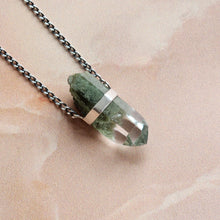 Load image into Gallery viewer, CHLORITE PHANTOM PENDANT SILVER