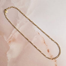 Load image into Gallery viewer, FAIRMINED GOLD PLATE FIGARO CHAIN
