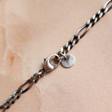 Load image into Gallery viewer, RECYCLED SILVER FIGARO CHAIN