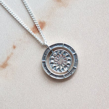 Load image into Gallery viewer, ALCHEMIST SPINNING PENDANT SILVER