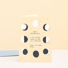 Load image into Gallery viewer, MOON PHASE ANNIVERSARY - GREETING CARD