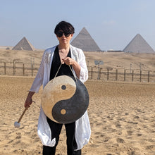 Load image into Gallery viewer, BESPOKE: PYRAMID CHARGED GIANT HERKIMER DIAMOND PENDANT IN SILVER