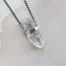 Load image into Gallery viewer, LEMURIAN SEED CRYSTAL SILVER PENDANT