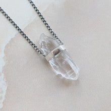 Load image into Gallery viewer, LEMURIAN SEED CRYSTAL SILVER PENDANT