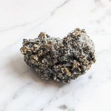 Load image into Gallery viewer, PYRITE ON SPHALERITE + NEEDLE QUARTZ