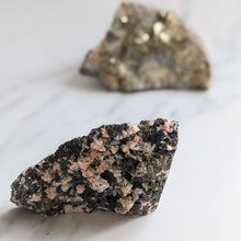 Load image into Gallery viewer, SPHALERITE, CHALCOPYRITE + PSEUDO RHODOCHROSITE
