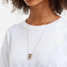 Load image into Gallery viewer, ROSE RUTILE DRAGON EGG PENDANT 9CT GOLD