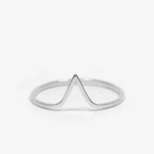 Load image into Gallery viewer, WISHBONE RING RECYCLED SILVER