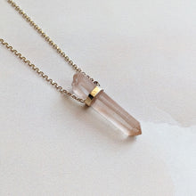 Load image into Gallery viewer, BESPOKE - SALMON LEMURIAN PENDANT 9CT GOLD