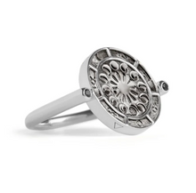 Load image into Gallery viewer, ALCHEMIST SPINNING RING SILVER