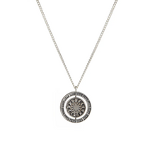 Load image into Gallery viewer, ALCHEMIST SPINNING PENDANT SILVER