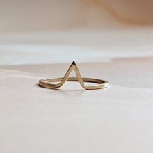 Load image into Gallery viewer, WISHBONE RING RECYCLED 9CT GOLD
