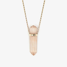 Load image into Gallery viewer, BESPOKE - SALMON LEMURIAN PENDANT 9CT GOLD