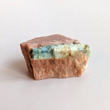 Load image into Gallery viewer, AQUAMARINE & PEACH FELDSPAR