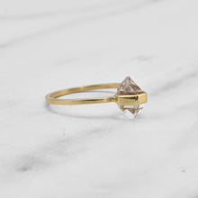 Load image into Gallery viewer, HERKIMER DIAMOND RING 9CT GOLD