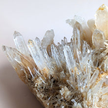 Load image into Gallery viewer, COLUMBIAN BLUE MIST GOLDEN HEALER LEMURIAN QUARTZ CLUSTER