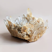 Load image into Gallery viewer, COLUMBIAN BLUE MIST GOLDEN HEALER LEMURIAN QUARTZ CLUSTER