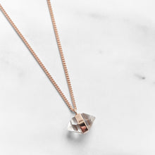 Load image into Gallery viewer, BESPOKE - HERKIMER DIAMOND PENDANT IN 9CT ROSE GOLD