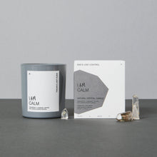 Load image into Gallery viewer, I AM CALM - NATURAL CRYSTAL CANDLE - THE COLLECTIVE