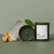 Load image into Gallery viewer, I AM PROTECTED - NATURAL CRYSTAL CANDLE
