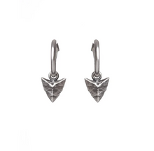 Load image into Gallery viewer, MODERN PRIMITIVE HOOPS SILVER