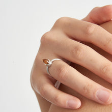 Load image into Gallery viewer, ELEMENTAL CRYSTAL BULLET RING - SILVER