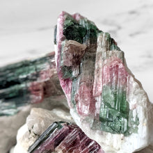 Load image into Gallery viewer, WATERMELON TOURMALINE ON MATRIX