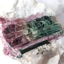 Load image into Gallery viewer, WATERMELON TOURMALINE ON MATRIX