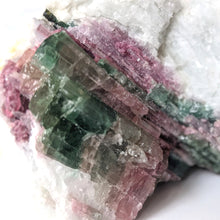 Load image into Gallery viewer, WATERMELON TOURMALINE ON MATRIX