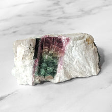 Load image into Gallery viewer, WATERMELON TOURMALINE ON MATRIX