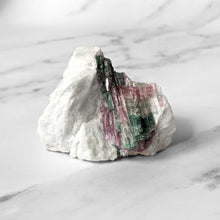 Load image into Gallery viewer, WATERMELON TOURMALINE ON MATRIX