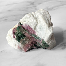 Load image into Gallery viewer, WATERMELON TOURMALINE ON MATRIX