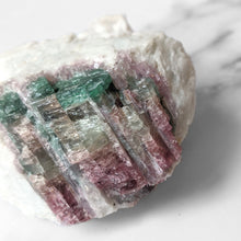 Load image into Gallery viewer, WATERMELON TOURMALINE ON MATRIX
