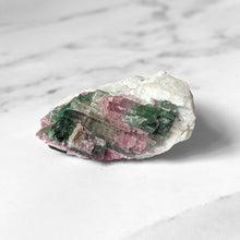 Load image into Gallery viewer, WATERMELON TOURMALINE ON MATRIX