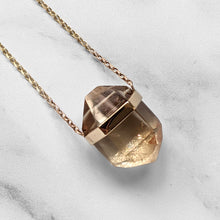 Load image into Gallery viewer, CITRINE DRAGON EGG PENDANT 9CT GOLD LARGE