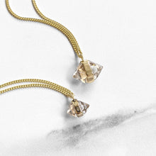 Load image into Gallery viewer, HERKIMER DIAMOND PENDANT IN 9CT YELLOW GOLD