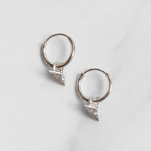 Load image into Gallery viewer, MODERN PRIMITIVE HOOPS SILVER