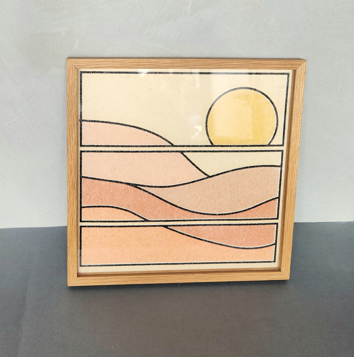 REAL FUN WOW - SUN WAVE 11" X 11' FRAMED – Shes Lost Control