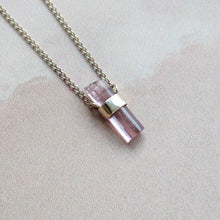 Load image into Gallery viewer, PINK TOURMALINE PENDANT 9CT GOLD
