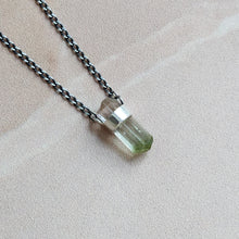 Load image into Gallery viewer, WATERMELON TOURMALINE PENDANT SILVER
