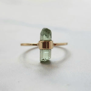 BI-COLOURED TOURMALINE RING 9CT GOLD