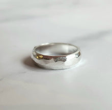 Load image into Gallery viewer, RECYCLED SILVER TEXTURED BAND
