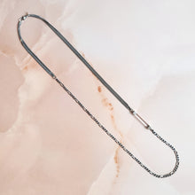 Load image into Gallery viewer, RECYCLED SILVER CLEAR QUARTZ NECKLACE
