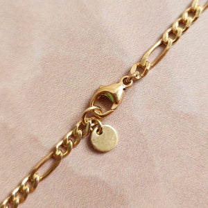 FAIRMINED GOLD PLATE FIGARO CHAIN