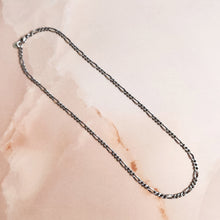 Load image into Gallery viewer, RECYCLED SILVER FIGARO CHAIN
