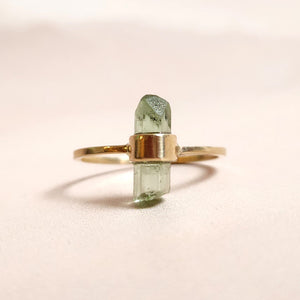 BI-COLOURED TOURMALINE RING 9CT GOLD