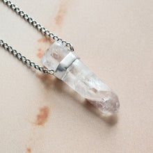 Load image into Gallery viewer, PINK LITHIUM PHANTOM FACETED PENDANT
