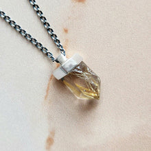 Load image into Gallery viewer, GOLDEN RUTILE PENDANT SILVER
