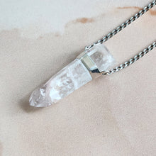 Load image into Gallery viewer, PINK LITHIUM PHANTOM FACETED PENDANT
